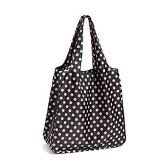 Kate Spade Le Pavillion Reusable Shopping Tote in Black and White Dots (Parallel