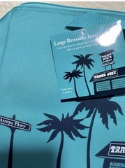 NWT Trader Joe’s Large 8 Gallon Insulated Tote Bag Teal Retired Color Limited