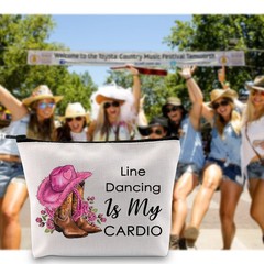 G2TUP Line Dance Lover Gift Is My Cardio White Bag