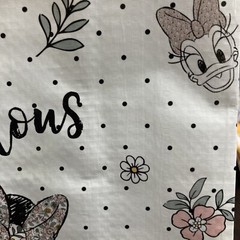 Tesco Minnie Mouse Daisy Duck Tote Bag Feeling Fabulous Disney New Dot Flower
