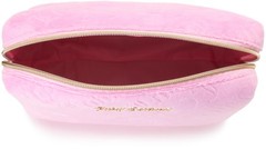 Juicy Couture Pink Makeup Bag Cosmetics Organizer Travel One Size,