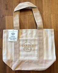 Trader Joe’s Mini Pastel Canvas Tote Bag 2026 Limited Edition Set Of 4, NWT