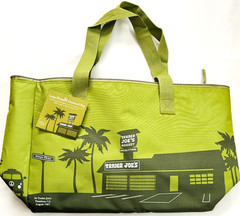 Trader Joe’s Large Olive Green Insulated Reusable Tote Cooler 1967 Pasadena Bag