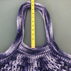 Handmade Crochet French Market Mesh Grocery Bag 100% Cotton Eco gift