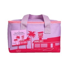 NEW! Trader Joe’s MINI Tote Bag Insulated New Summer 2026-Ice Purple/Pink/Red