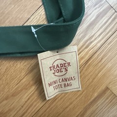 Trader Joe’s Mini Canvas Tote Bag RARE LIMITED In Hand New Authentic!!