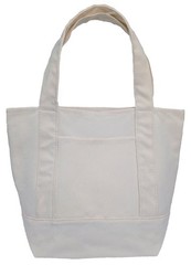 Mini CANVAS Shopping Tote Grocery Beach Boat Bag All Purpose