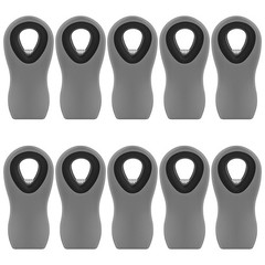 WUDIME 10PCS Magnetic Chip Clips Airtight Seal Reusable Grey 2 inches, Gray