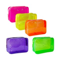 TotePrint 5 PCS Portable 7.09×2.4×4.72inches, pink+yellow+green+purple+Orange