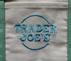 Trader Joe’s mini spring tote bag in light green (13 x 10 inches)—NWT