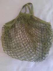 Sachi Cotton String Bag Long Handle Lightweight Eco Friendly Biodegradable