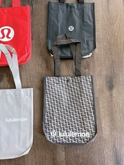 lululemon Shopper Tote Gift Bags – Bundle of 4