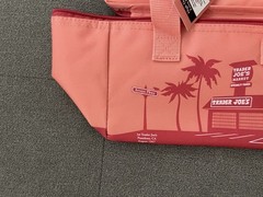 Trader Joe’s Mini Insulated Tote Bag Peach Color NWT! New Release