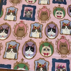 MARSHALL’S Extra Large Reusable Shopping Tote Bag Pink Cats Picture Frames NWT