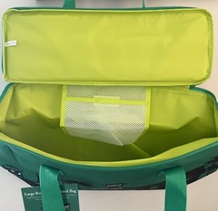 NWT TRADER JOES LARGE 8 GALLON REUSABLE INSULATED COOLER BAG EMERALD GREEN