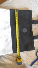 LULULEMON SHOPPING TOTE BAG, Reusable, Black & White Tyvek/Felt