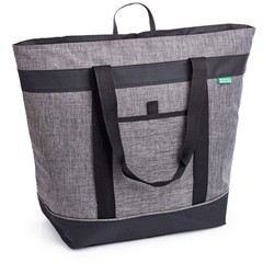 Jumbo Insulated Cooler Bag (Charcoal) with HD Thermal Insulation – , Collapsible