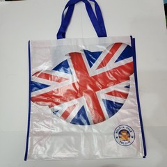 Build A Bear London Union Jack Tote Bag White Teddy Heart Paw Flag New