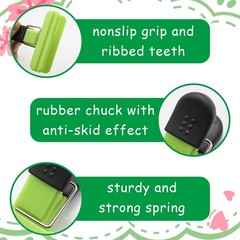 Pocoxll 6 Pack Small Size Bag Clips, 3 x 2.5 Inch 3 x Inch, Color 1