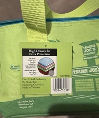 Trader Joe’s 2026 Mini Insulated Tote Summer Fun Ltd Edition Green New