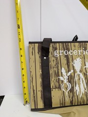REUSABLE COLLAPSABLE BOX GROCERY BAG choose to reuse TM by EARTH WISE
