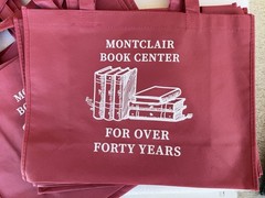 146 Count NEW Reusable Montclair Book Center Branded Shopping Bags/Totes Lot