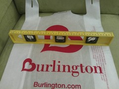 27 Count Lot of White with Red Reusable Burlington Shopping Bags