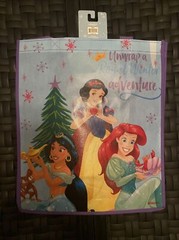 NWT Disney Princess Ariel Jasmine Snow White Reusable Tote Bag Gift 13 Inch