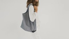 NWT Baggu Standard Reusable Bag Grey US seller Discontinued OOP Sold Out