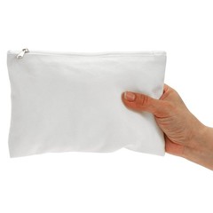 Bright Creations Canvas Makeup Bag Set – DIY Pouches & Tie Dye 8″ x 6″, White