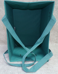 COLLAPSIBLE LARGE FOLDABLE TOTE SHOPPING GROCERY BAG LUCKY SUPERMARKET INSTORE