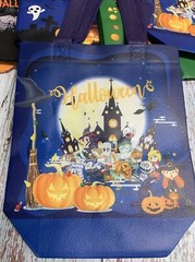 Halloween Candy Bags 15Pack Reusable Goodie Bags, Bats,Ghosts,Witches,Spooky