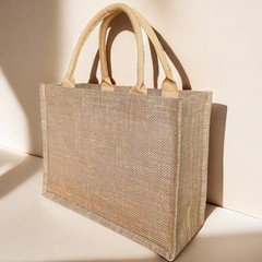 20 PCS burlap tote bags jute bridesmaid gift burlap gift bags with handles le…