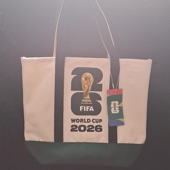 FIFA2026 polyester reusable tote bag