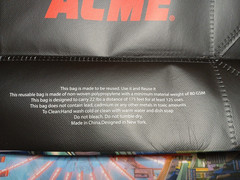 Acme Jersey Shore Reusable Shopping Tote Bag W/ Boardwalk and Ferris Wheel NEW