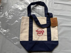 1PC Orange Trader Joe’s Mini Canvas Reusable Tote Bags Canvas Tote Bag gift bag