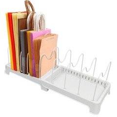Reusable Shopping Bag Organizer, Adjustable Shelf Dividers, Great for Storing…