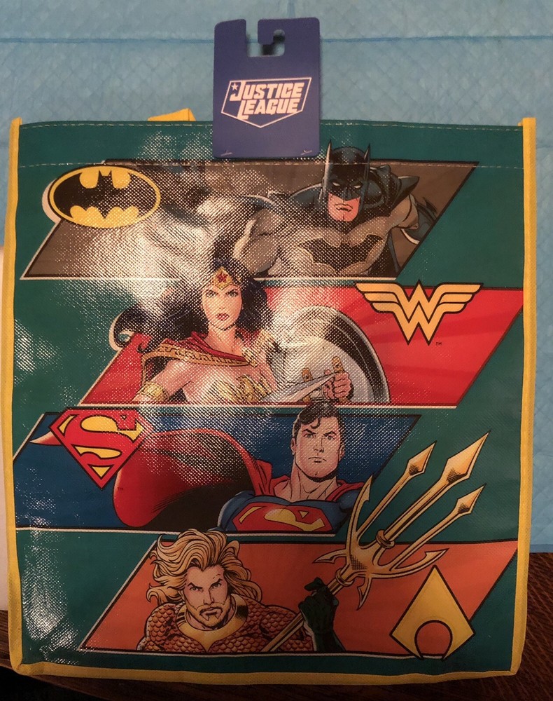 Brand New Superman DC Legacy Reusable Shopping Bag / Tote / Gift Bag 13 x 12 x 7