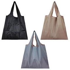 Reusable Grocery 15.75 X X 6.3 Inches, Black, Dark Beige, Gray