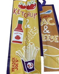 Trader Joe’s Reusable PB JAM/Cookies Milk/Mac Cheese Tote Bag 6 Gal New