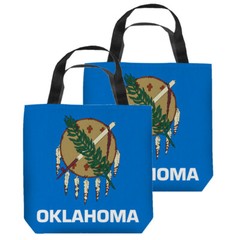 Oklahoma Flag Tote Bag – 3 Sizes
