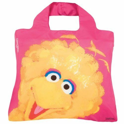 Envirosax Sesame Street Kids Reusable Shopping Bag, Big Bird Pink