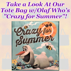 Frozen Tote Bag Olaf & Sven Disney Reusable Shopping Bag New w/Tag NWT ⛄