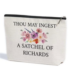 ZHAMEN Funny Sarcastic Makeup Bag, Humorous 10.5″x 7″x 2.5″, Multicolor 1441