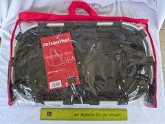 Shopping basket Reisenthel carrybag black – 48 x 29 x 28 cm – original packaging – unused – bk7003