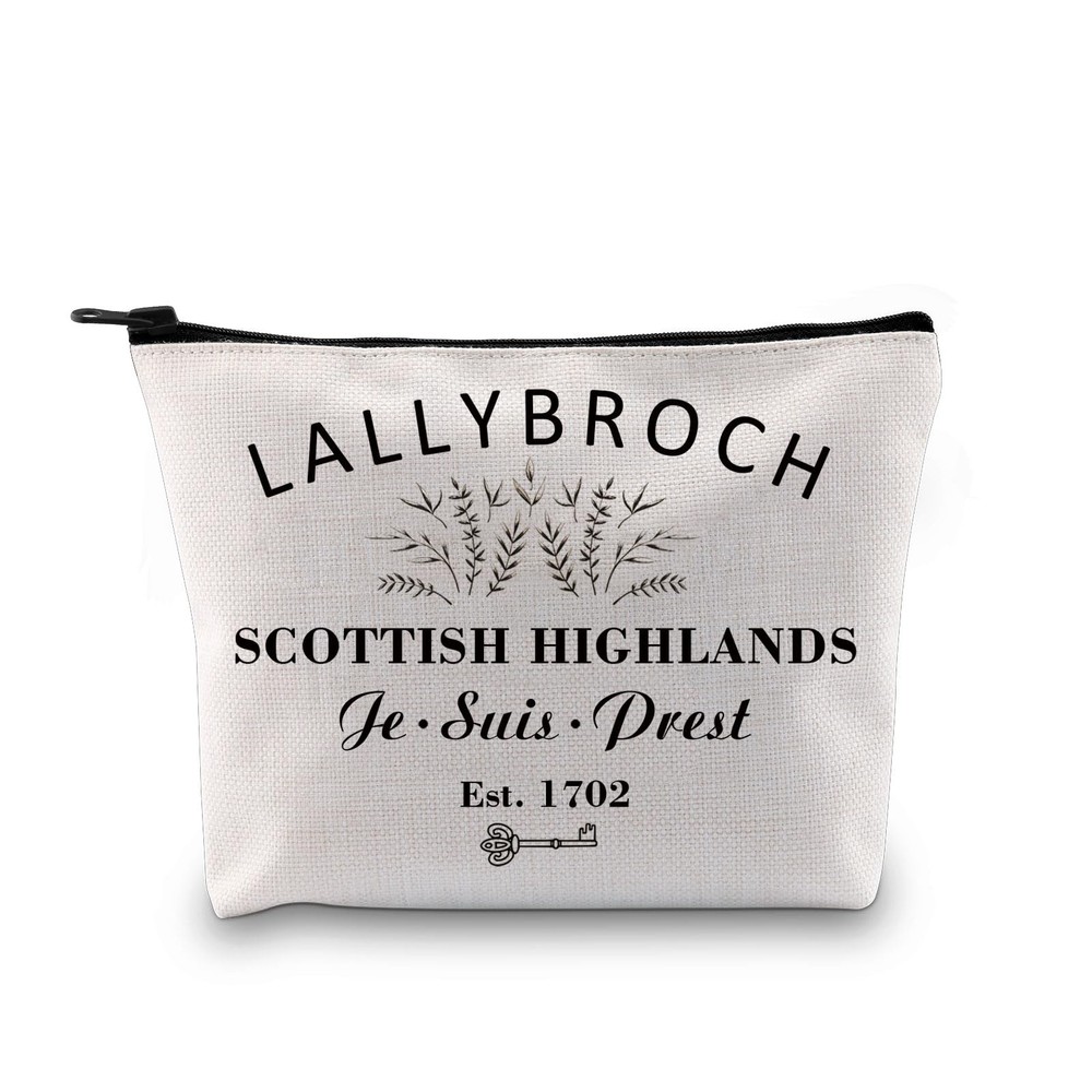 GJTIM Book Series Inspired Zipper Pouch Lallybroch Scottish Bag