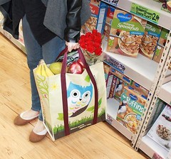 Combo SET EcoJeannie SuperStrong Laminated Mini Woven Reusable Shopping Tote Bag
