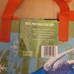 New Minnesota Edition Trader Joes Reusable Grocery Bag 6 gal NWT