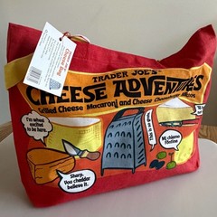 Trader Joe’s Cheese Adventures and Experience Double-Sided Reusable Canvas Tote