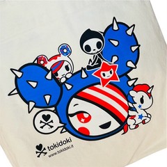 Tokidoki Canvas Tote Bag Hearts Burger Girl Donutella Stellina Adios SANDy NWOT